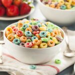 Cereals on recipiente redondo
