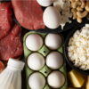 Proteinas animales como huevo, carnes rojas y leche